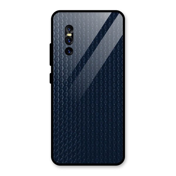 Blue Pattern Glass Back Case for Vivo V15 Pro